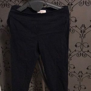 Navy stretchy cropped pants